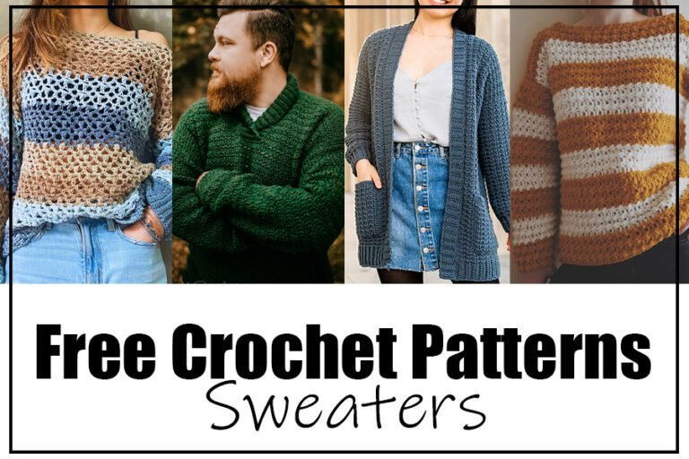 FREE Crochet Sweater Patterns