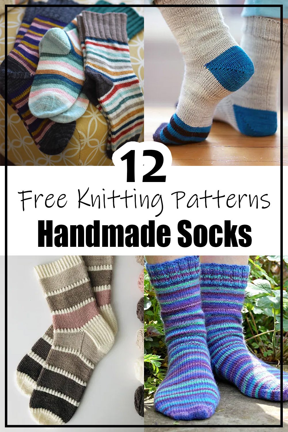 12 Free Beginner-Friendly Knitted Sock Patterns - Hedgerow Yarncraft