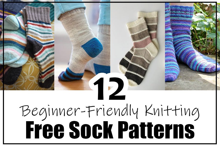 12 Free Beginner-Friendly Knitted Sock Patterns - Hedgerow Yarncraft